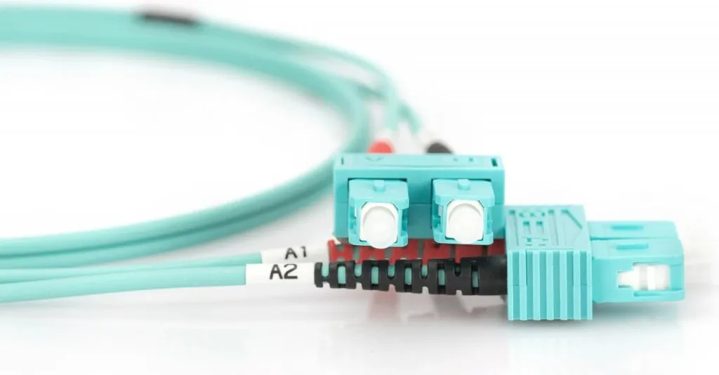 Kabllo optike Digitus OM3 SC/SC 5m aqua - 2