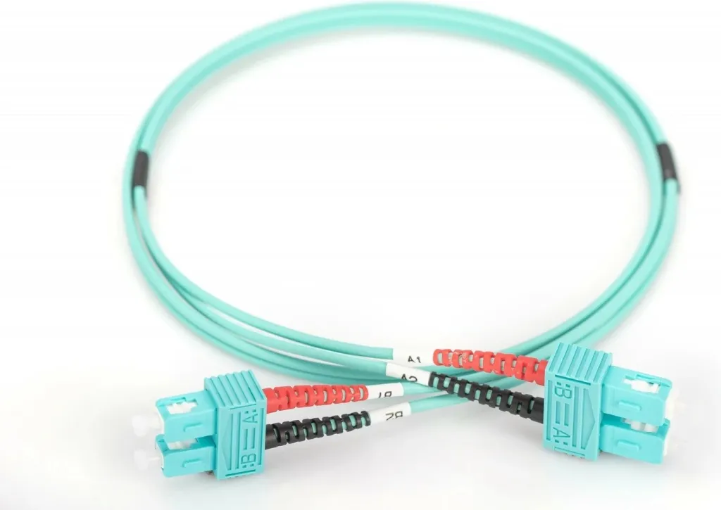 Kabllo optike Digitus OM3 SC/SC 5m aqua - 3