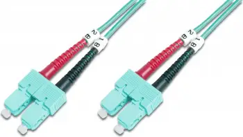 Kabllo optike Digitus OM3 SC/SC 5m aqua