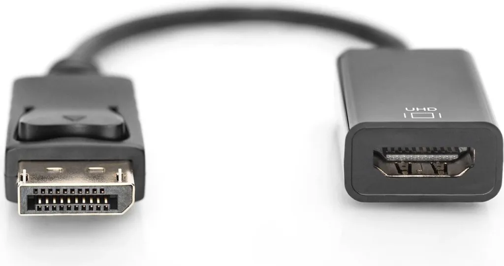 Adapter DisplayPort në HDMI Digitus, 0.2m, 4K, i zi - 2