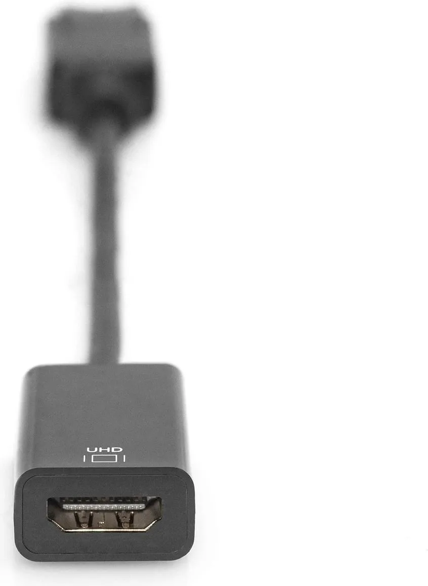 Adapter DisplayPort në HDMI Digitus, 0.2m, 4K, i zi - 4