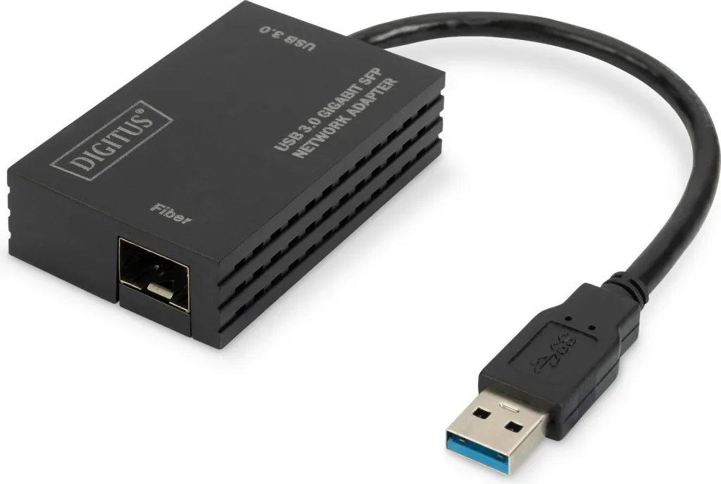 Adapter rrjeti Digitus USB 3.0 Gigabit SFP, i zi - 1