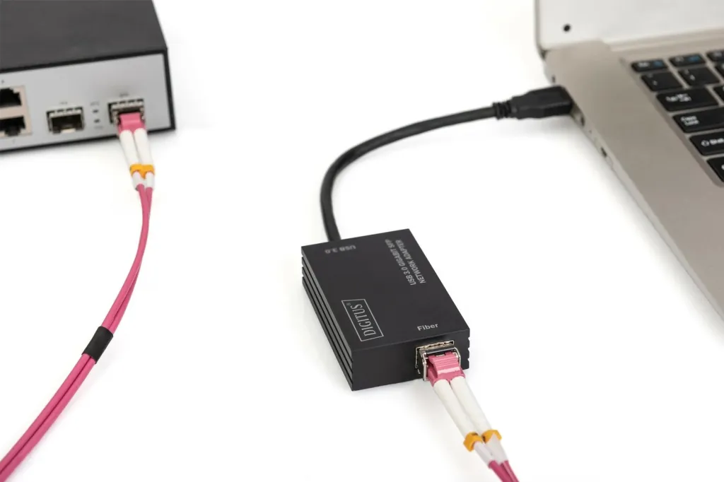 Adapter rrjeti Digitus USB 3.0 Gigabit SFP, i zi - 3