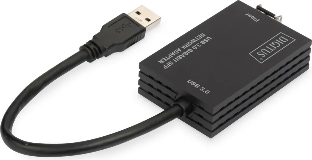 Adapter rrjeti Digitus USB 3.0 Gigabit SFP, i zi - 5