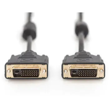 Kabllo DVI Digitus 24+1 FullHD 10m zi