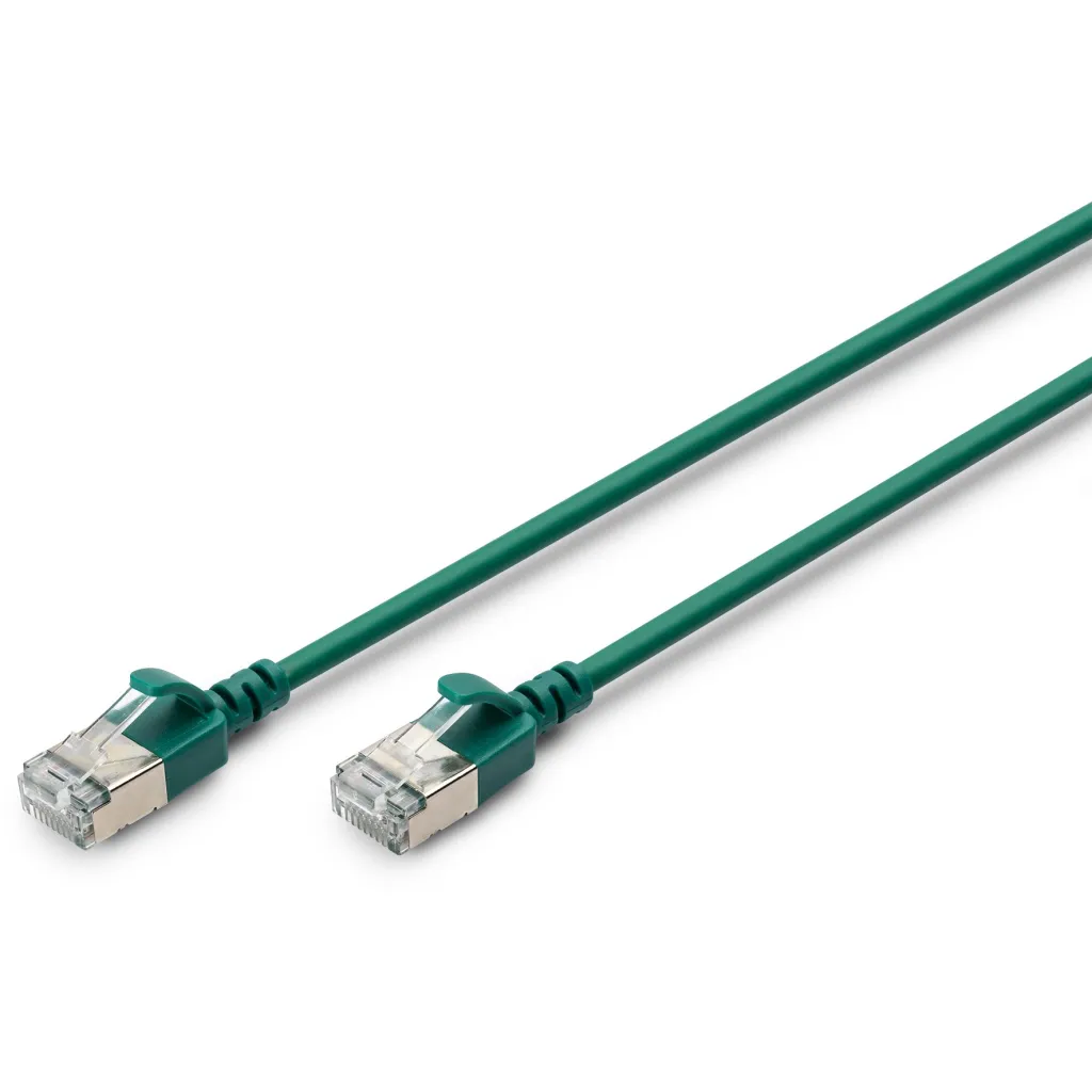 Kabllo rrjeti Digitus Patchkabel Cat6a 2m, RJ-45, e gjelbër - 1