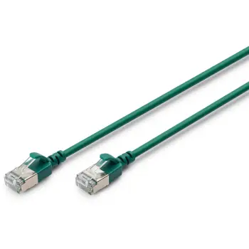 Kabllo rrjeti Digitus Patchkabel Cat6a 2m, RJ-45, e gjelbër