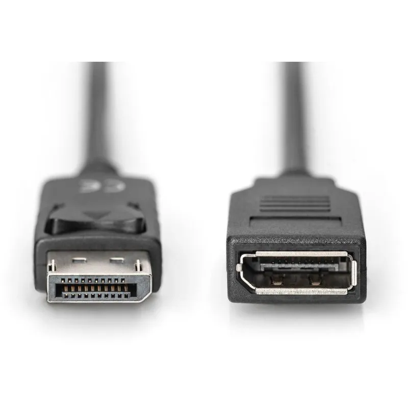 Kabllo DisplayPort DIGITUS DP Extension / 2m / 8K – Zezë - 1