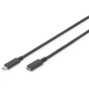 Kabllo USB DIGITUS USB 2.0 Type‑C → Type‑C Male/Female / 2 m – Zezë