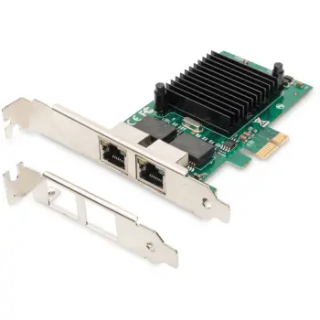 Kartë rrjeti DIGITUS DN-10132, PCI Express, 2 porta Gigabit Ethernet