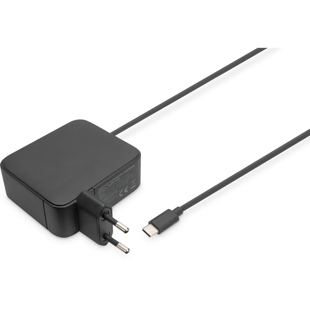 Karikues universal Digitus 100W USB-C, GaN, i zi - 1
