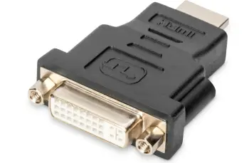 Adapter HDMI Digitus, HDMI Type A, DVI-I (24+5), Ngjyrë e zezë
