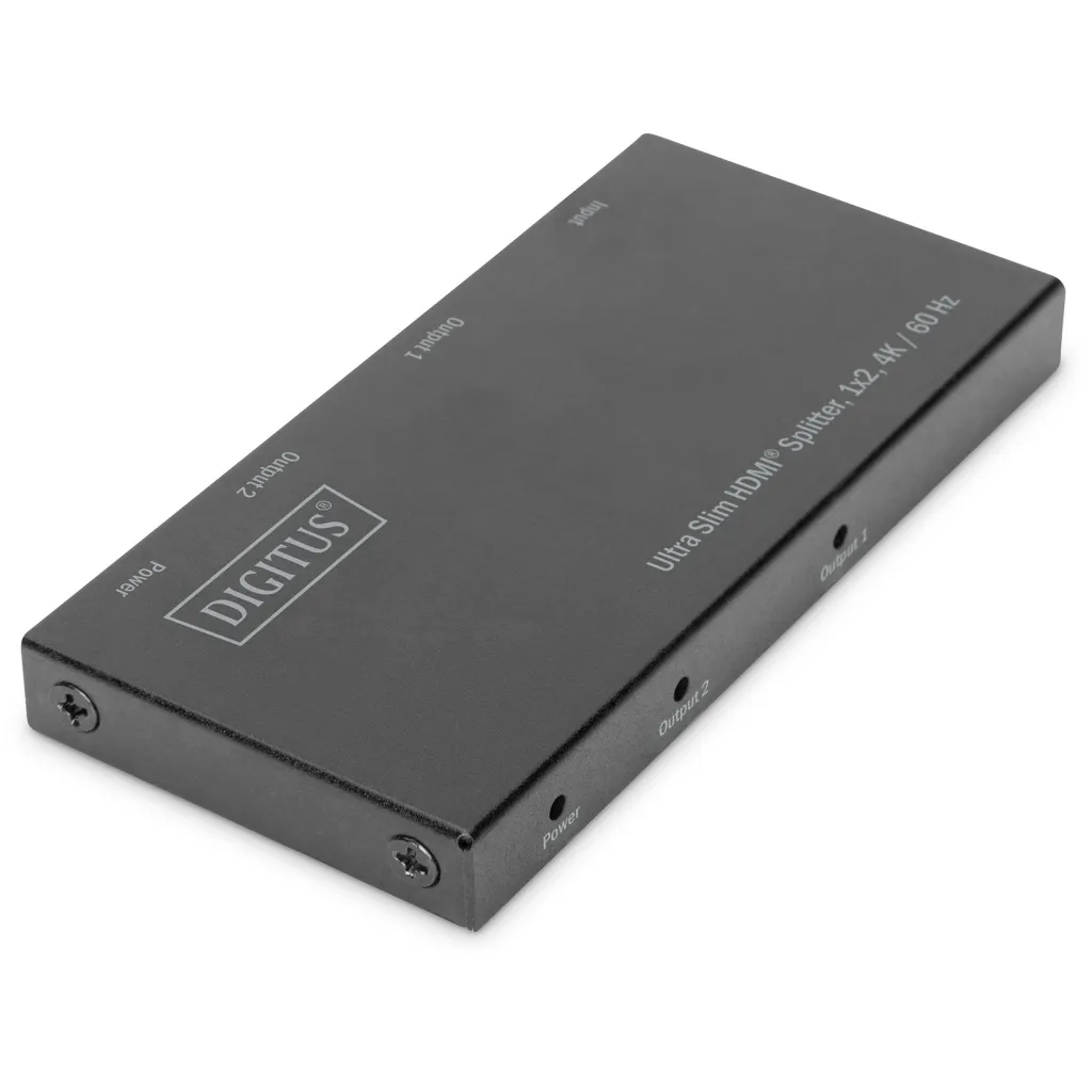 Kabllo HDMI Splitter DIGITUS Ultra Slim / 1×2 / 4K 60Hz - 1
