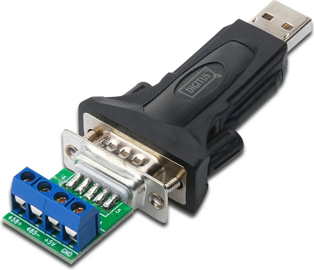 Adapter USB në serial Digitus, USB 2.0, RS-485, 0.8 m, e zezë - 3