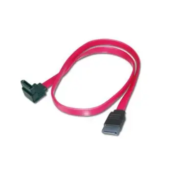 Kabllo SATA Digitus 0.5 m, SATA I, 7-pin, e zezë, e kuqe