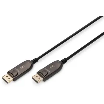 DisplayPort kabllo optike Digitus AOC Hybrid, 20m, 8K, i zi