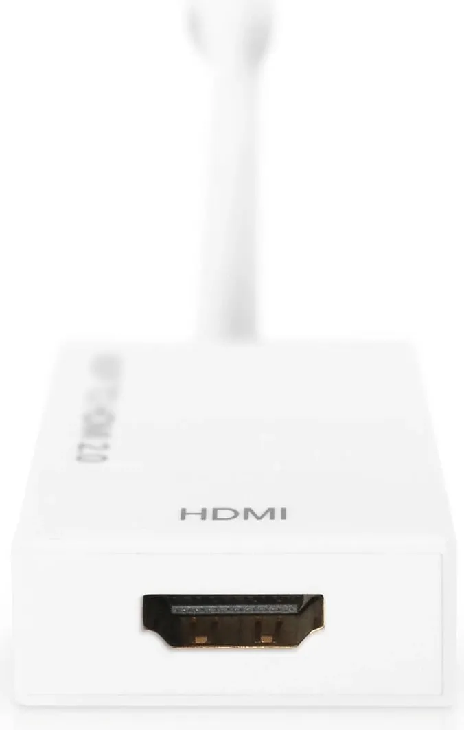 Adapter Mini DisplayPort në HDMI Digitus, 0.2m, i bardhë - 4