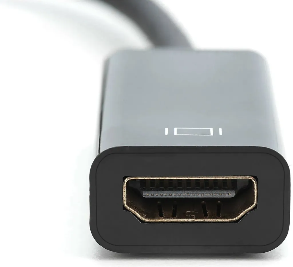 Adapter DisplayPort në HDMI Digitus, 0.15m, i zi - 4