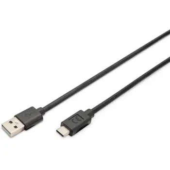 Kabllo USB DIGITUS USB 2.0 Connection Cable Type C–C M/M 3.0m – Zezë