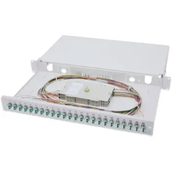 Kuti me fibra optike, të pajisura, LC, OM3