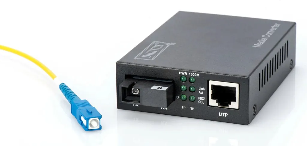 Media konvertues Digitus, Gigabit, RJ45/SC, i zi - 2