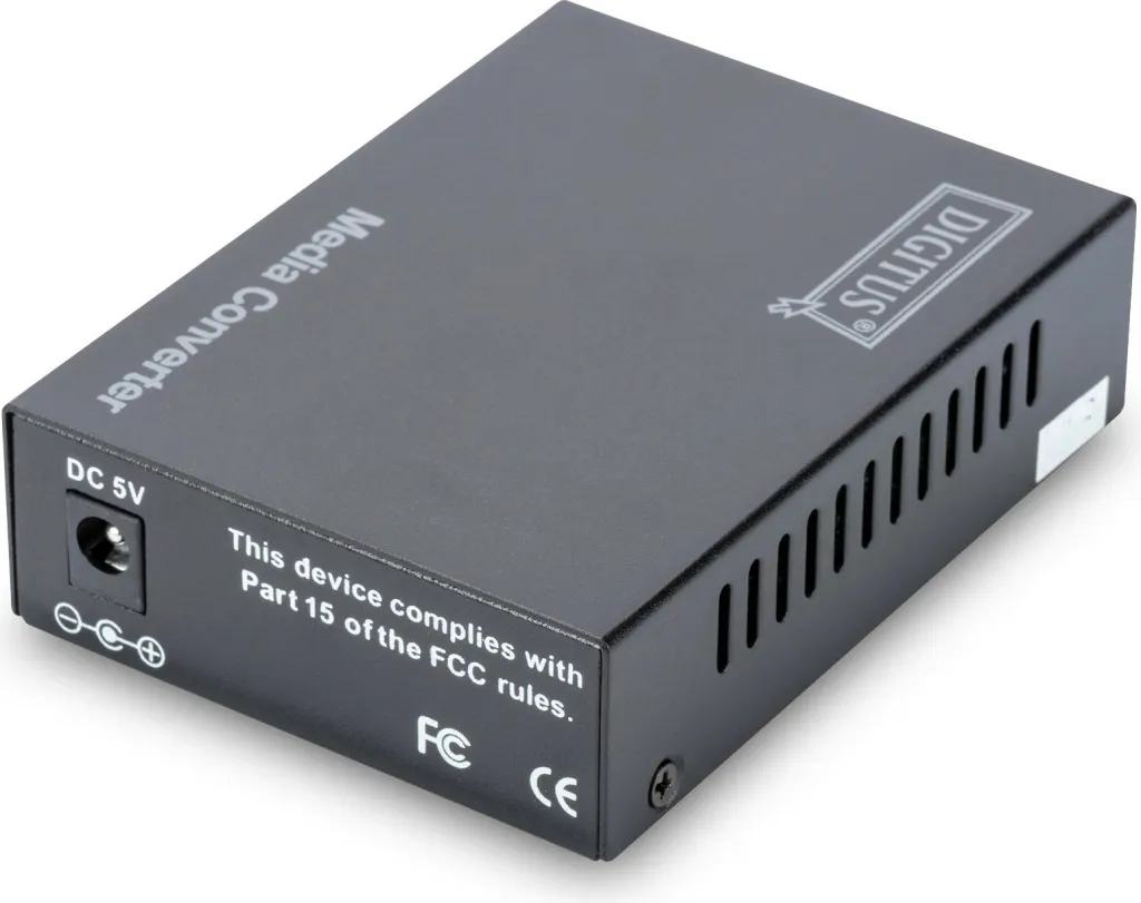 Media konvertues Digitus, Gigabit, RJ45/SC, i zi - 3