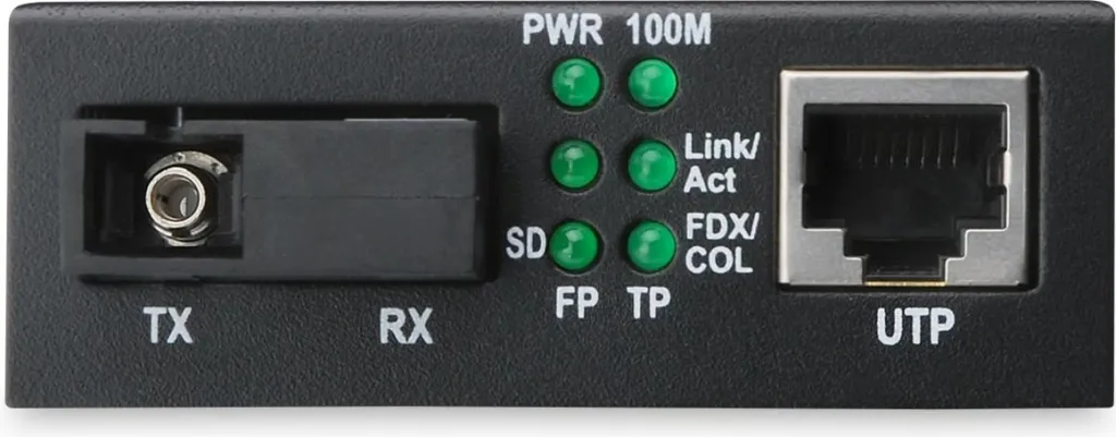 Media konvertues Digitus, Gigabit, RJ45/SC, i zi - 5