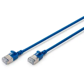 Kabllo për Rrjet DIGITUS Patchcable CAT6A F/FTP Slim 3.00m – Blu
