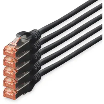 Kabllo rrjeti DIGITUS Cat6 S/FTP Patch Cable / 5 pcs/ 10m – Verdhë