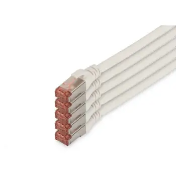 Kabllo rrjeti DIGITUS Cat6 S/FTP Patch Cable / 5 pcs/ 10m – Bardhë