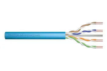 Kabllo rrjeti DIGITUS / CAT 6A / U-UTP / Twisted Pair / 500 m – Blu
