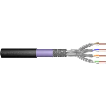 Kabllo për rrjet DIGITUS Cat7 / S/FTP / Twisted Pair / 1000m / Underground Cable – Zezë
