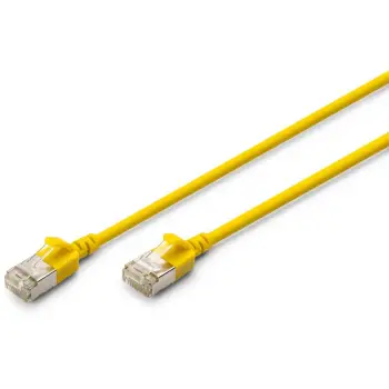 Kabllo rrjeti DIGITUS Cat6A F/FTP Slim Patch Cable / 3m – Verdhë