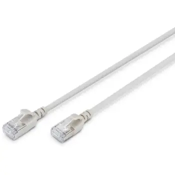 Kabllo rrjeti DIGITUS Cat6A F/FTP Slim Patch Cable / 0.5m – Gri