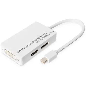 Adapter Mini DisplayPort-DVI-D Digitus 0.2m i bardhë