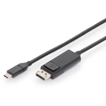 Adapter kabllo USB-C në DisplayPort Digitus 2.0m i zi