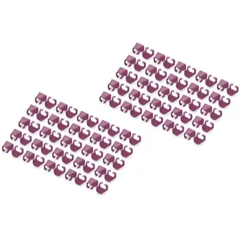 Aksesorë për rrjet DIGITUS Color Clips / Patch Cables / 100 pcs – Rozë