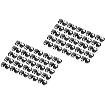 Aksesorë për rrjet DIGITUS Color Clips / Patch Cables / 100 pcs – Zezë