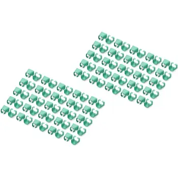 Aksesorë për rrjet DIGITUS Color Clips / Patch Cables / 100 pcs – Gjelbër