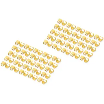 Aksesorë për rrjet DIGITUS Color Clips / Patch Cables / 100 pcs – Verdhë