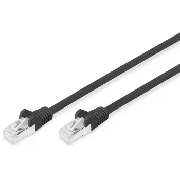 Kabllo rrjeti Cat6 Digitus S/FTP 10m, RJ-45, e zezë