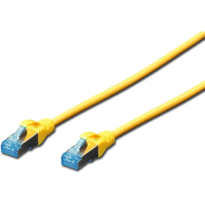 Kabllo për rrjet DIGITUS CAT.5e SF/UTP Patch Cable RJ45 / 1.0m – Verdhë - 1