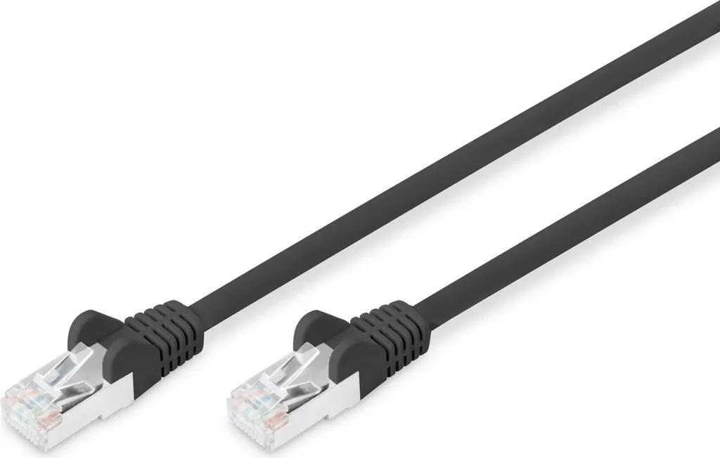 Kabllo rrjeti Digitus CAT6 S/FTP, 2m, RJ-45, e zezë - 1
