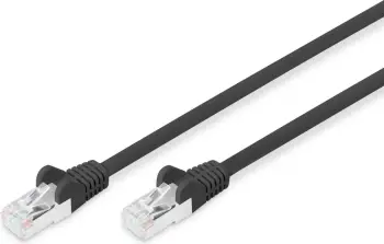 Kabllo rrjeti Digitus CAT6 S/FTP, 2m, RJ-45, e zezë