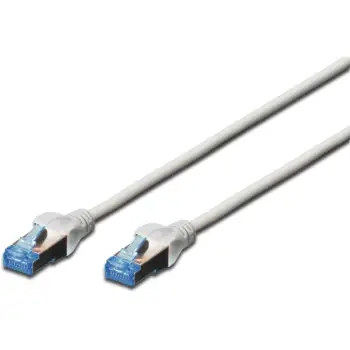 Kabllo për Rrjet / DIGITUS Cat5e Patch Cable / SF/UTP / 2x RJ45 / 15.00m / LSZH / Polybag – Gri