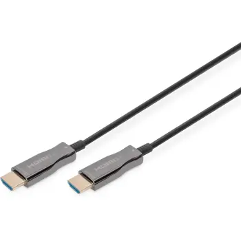 Kabllo HDMI IC Intracom DIGITUS AOC Hybrid, 15m, UHD 4K, e zezë