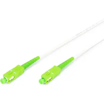 Kabllo optik Digitus LWL Patchkabel SCA-SCA 5m, singlemode, e bardhë/jeshile