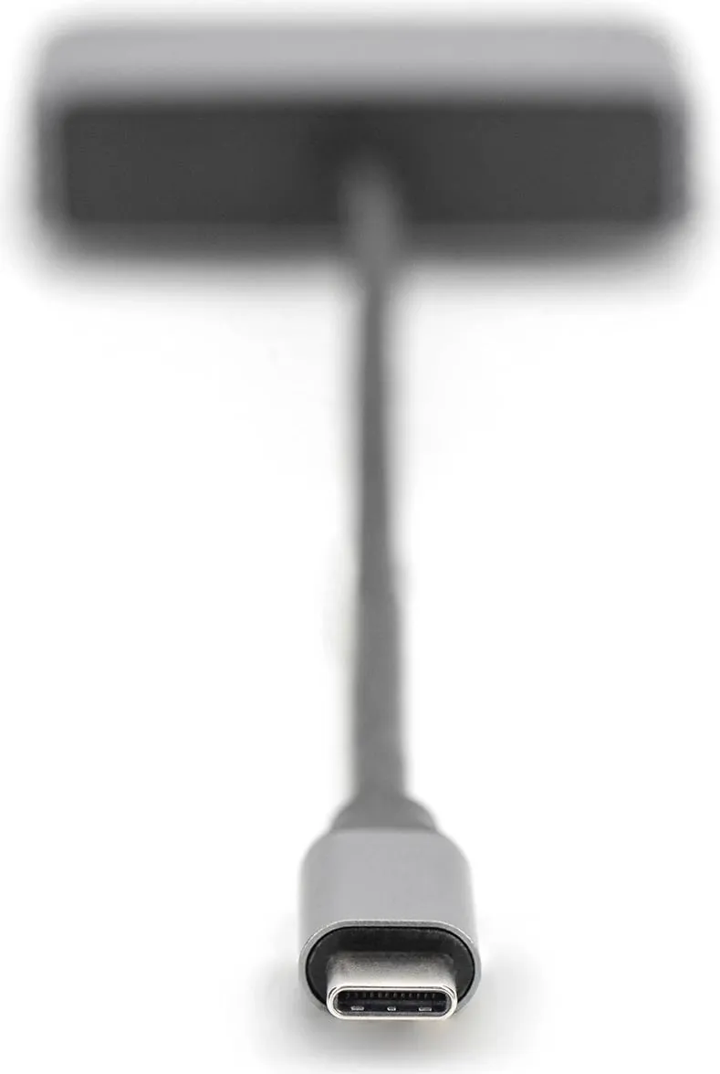 Adapter Digitus mini DP + VGA, 20cm, 4K/30Hz, alumini, argjendtë - 5