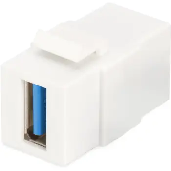 Aksesorë për Rrjet USB 3.0 Keystone Modul për DN-93832 / RAL 9003 – Bardhë