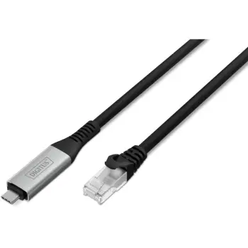 Kabllo USB DIGITUS 3.2 në RJ45 Ethernet S/FTP 1 Gbit/s 5m